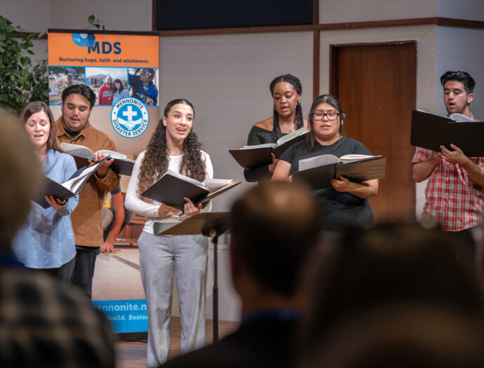 Fresno Pacific Uni Choir sings during the opening for the 2024 annual celebration in Fresno california.