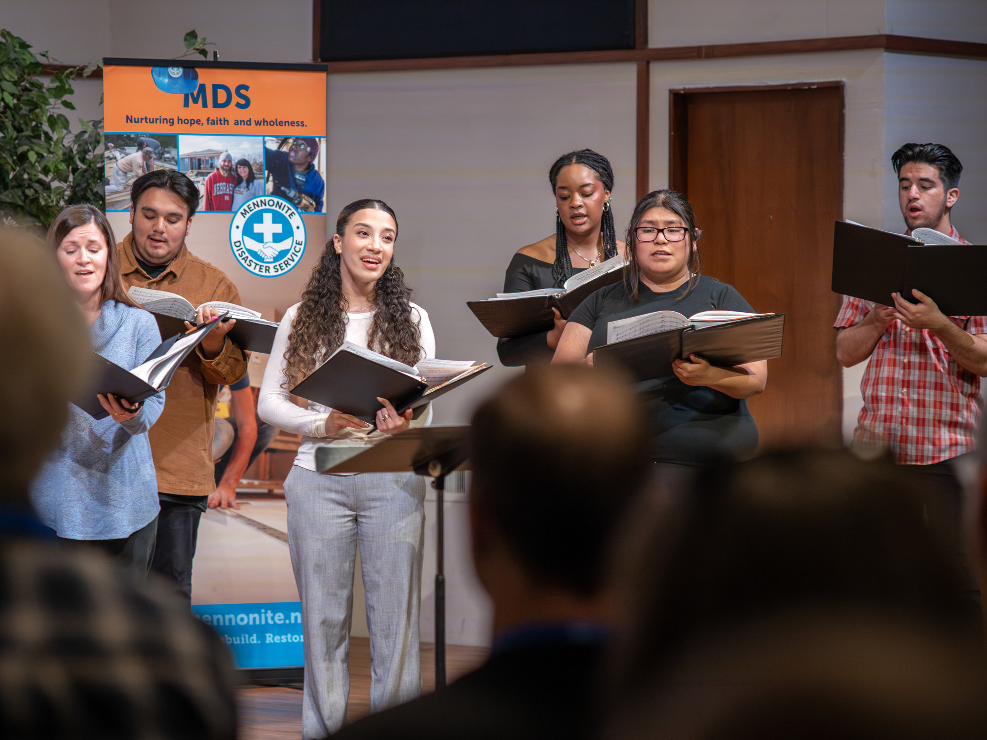 Fresno Pacific Uni Choir sings during the opening for the 2024 annual celebration in Fresno california.