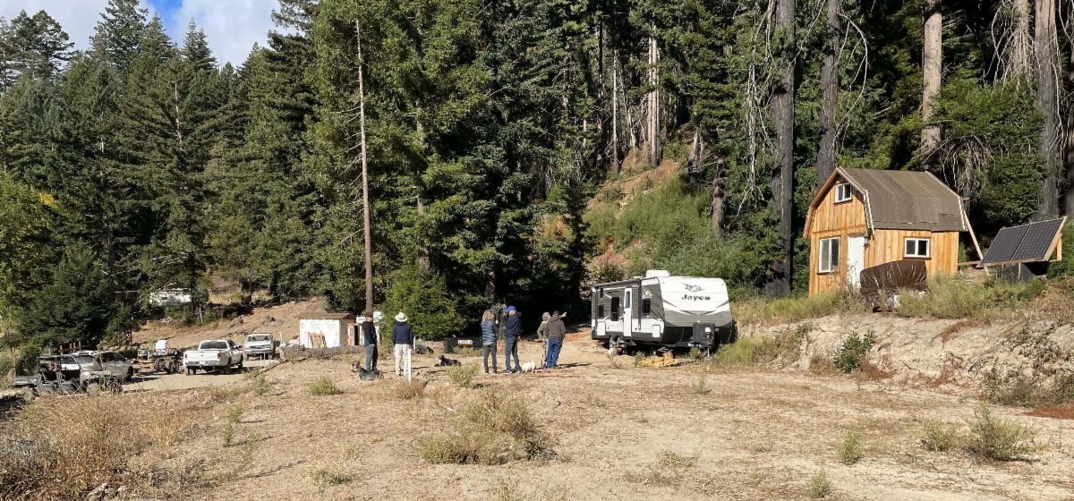 Christine's mountain farm has plenty of room for MDS RVs.