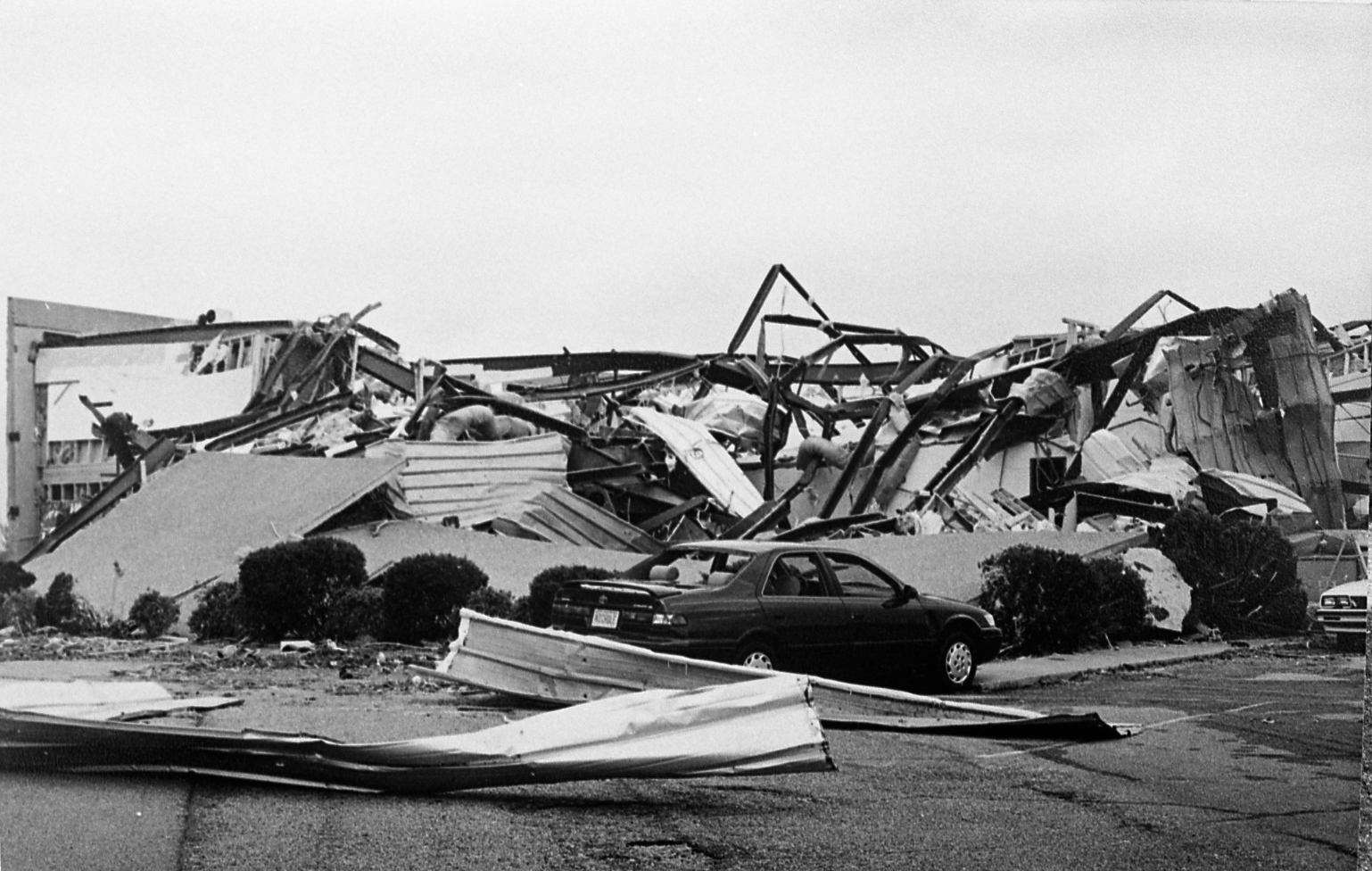 The Red River Flood of 1997 left a path of destruction in southern Manitoba (pictured).