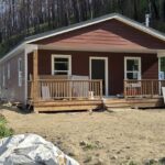 A volunteer built home