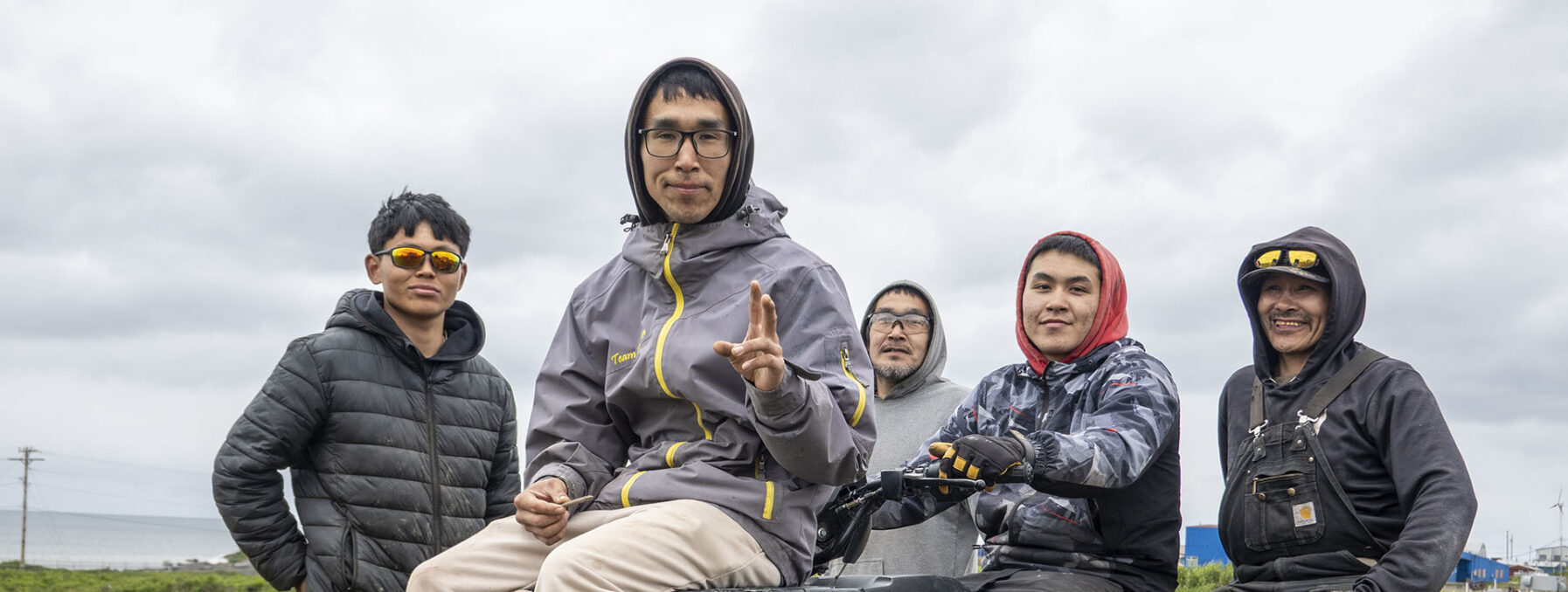 Locals from Toksook Bay, Alaska