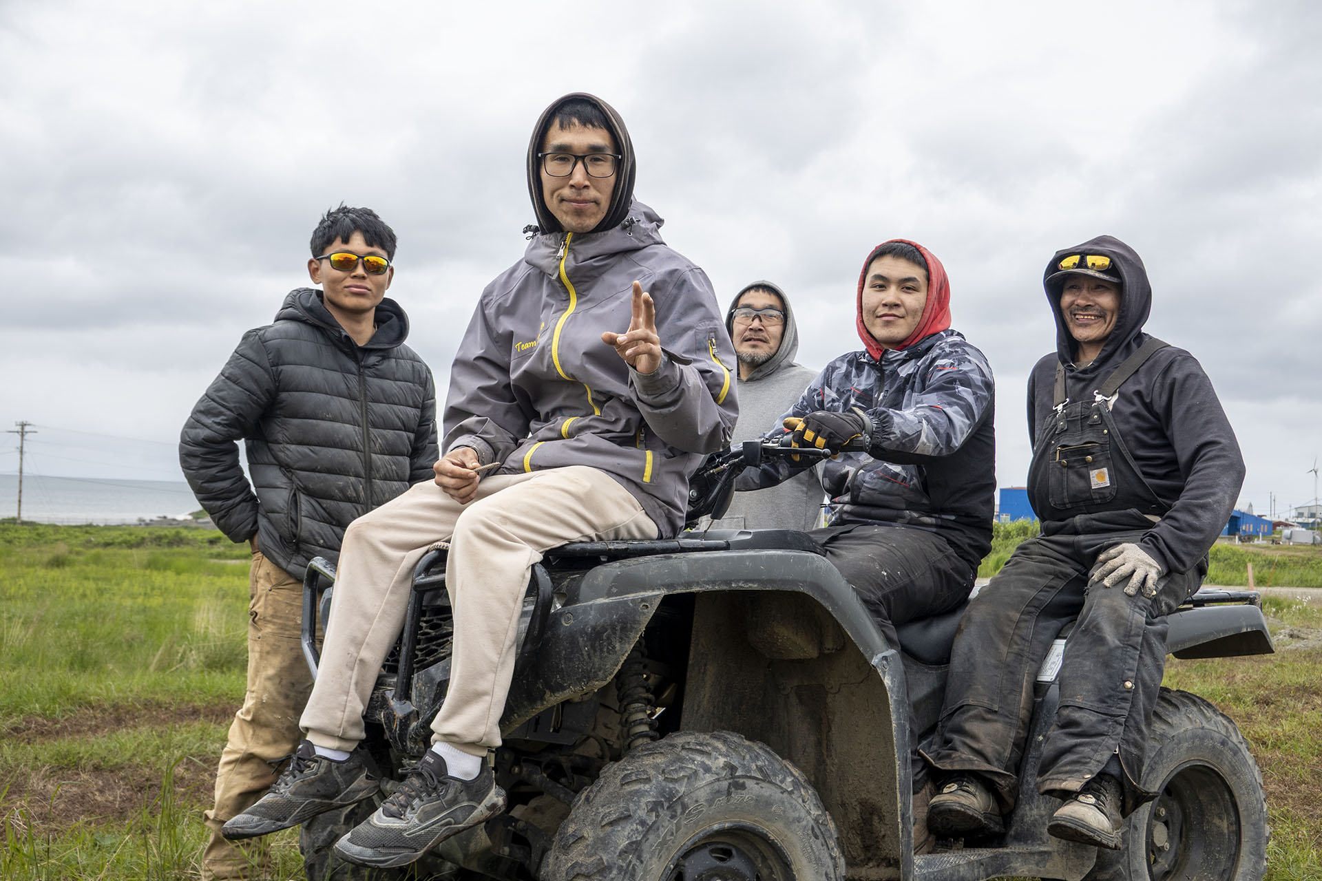 Locals from Toksook Bay, Alaska
